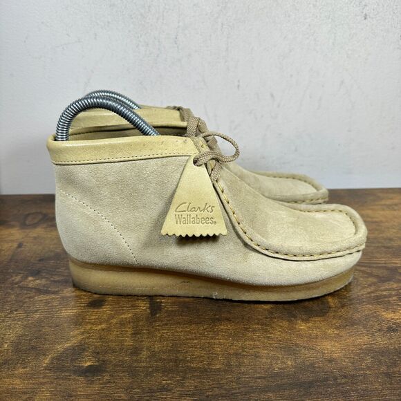 Clarks Originals Wallabee Maple Suede Boots Shoe Women's Size 7 M‎ - Picture 1 of 8